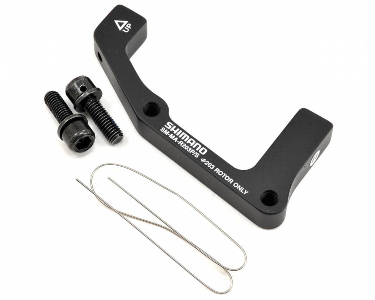Shimano Adapter bak 203mm, Ramme=IS, Kaliper=PM