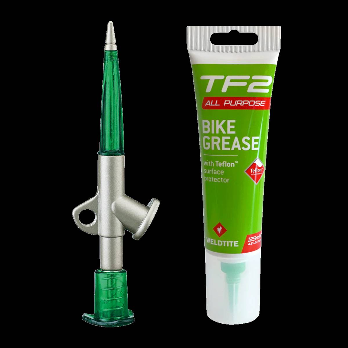 Weldtite Grease Gun og Bike Grease Teflon 125ml