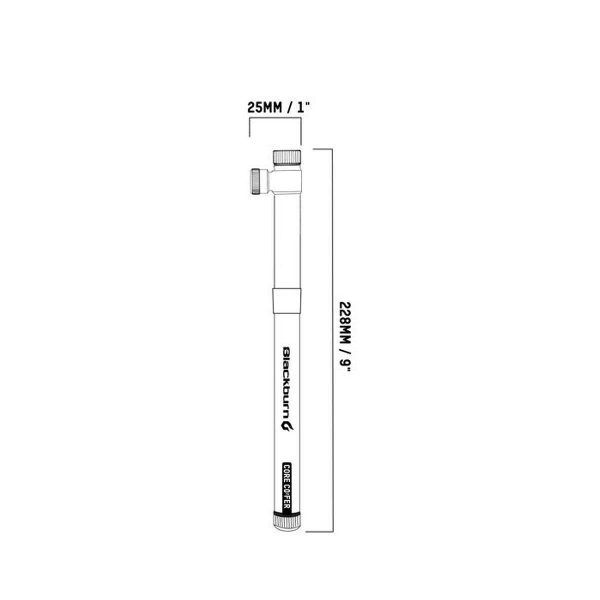Blackburn Core CO2'Fer, Kombinert Mini-pumpe og CO2-Pumpe