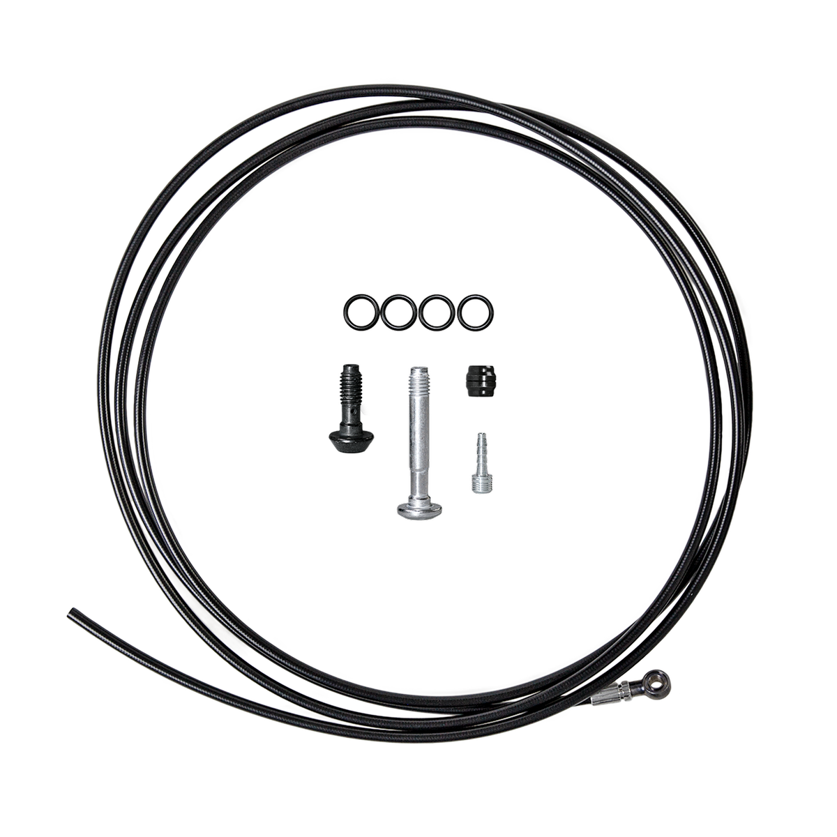 Magura Disc Brake Hose, MT4/MT5/MT6/MT7/MT8, 2500mm, Svart