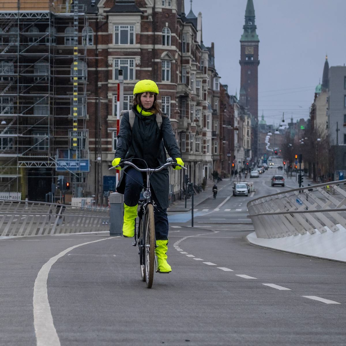 GripGrab HelmetCover Hi-Vis, Onesize