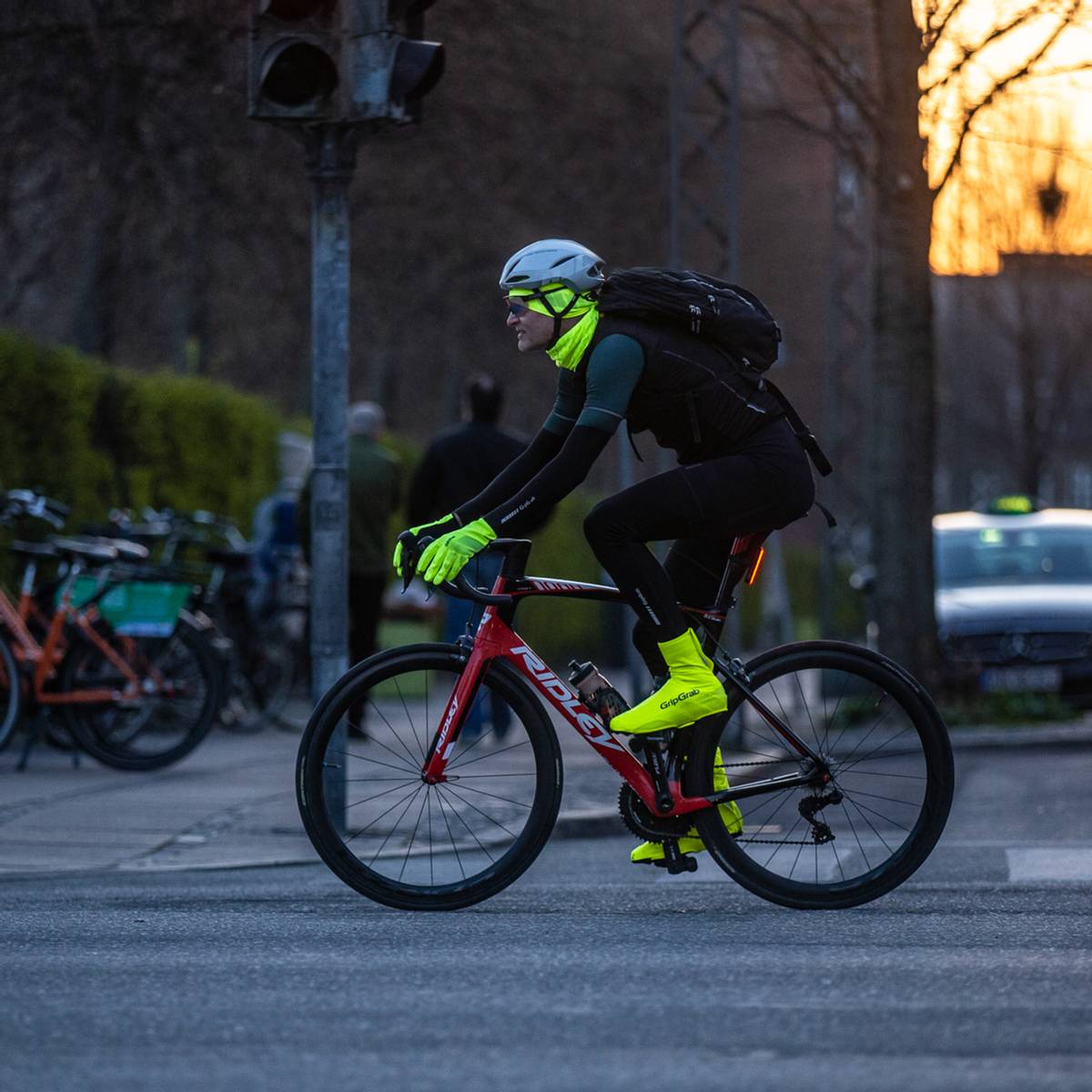 GripGrab Ride Hi-Vis Vanntett Skotrekk